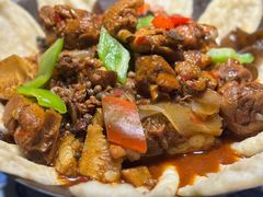 铁锅烀饼炒鸡-群英会·三国菜(曹魏古城店)