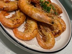 盐烤野生沙虾-天宫南铂玫瑰园酒店