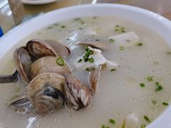 蚬仔豆腐芫茜汤-明记海鲜大排档(巽寮湾店)