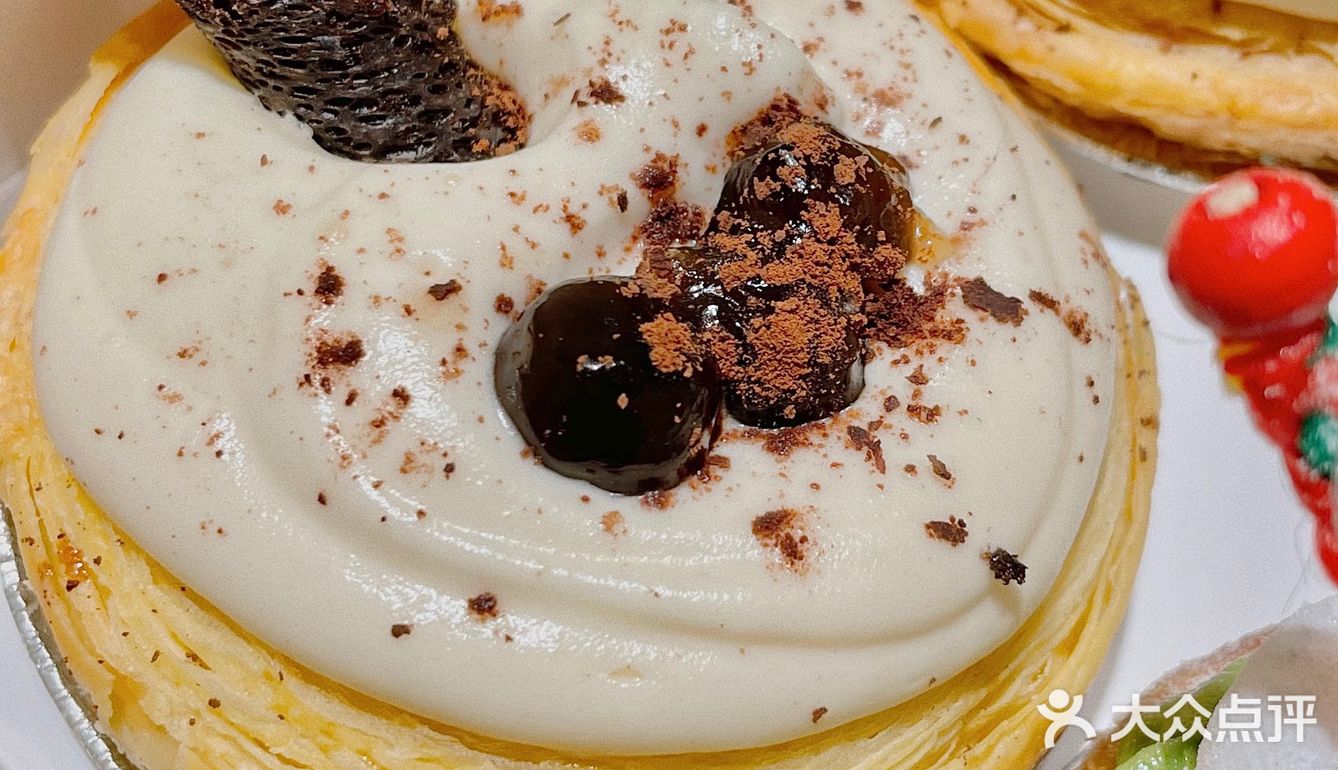 常州首家‼️珍珠奶盖蛋挞