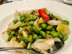 雪菜炒蚕豆-漢舍中国菜馆(889广场店)
