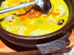 海胆金汤手掰鲜豆腐-北平食府·北京烤鸭(北京西站六里桥店)