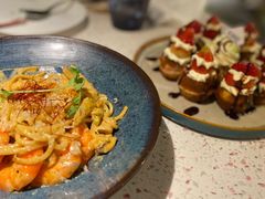 芝士蘑菇鲜虾意大利面-BE BRIGHT KITCHEN(正佳广场店)