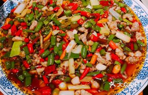 Spicy Rabbit with Green Chili