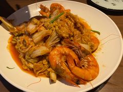 大虾烧白菜-1937青岛老味道·海肠捞饭·青岛菜(大鲍岛栈桥店)