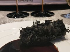 柚子黑醋汁酥皮海参-北京泰富酒店-柏景轩中餐厅