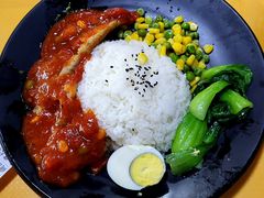 意大利茄汁鱼饭-北大家园食堂