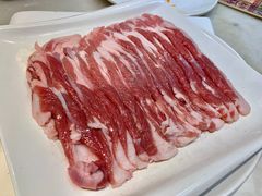 水爆手切精选羊腿肉-京门老爆三·铜锅涮肉 爆肚(望京店)