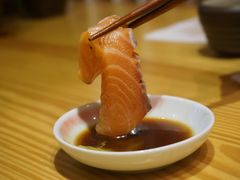 三文鱼刺身-花潮料理艺食馆(世欧广场店)