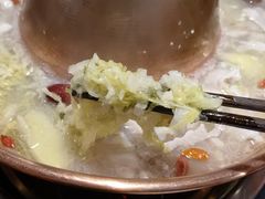 -果松木炭酸菜铜火锅·外婆参鸡汤