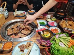 -明洞阿姨·韩式酱蟹烤肉·创意料理(三元桥店)