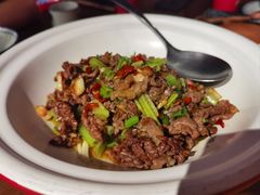 菜籽油炒衡东黄牛肉-老湘村·湖南土菜(天河维多利店)