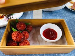 榴莲荔枝虾-后海16号·北京私房菜