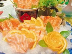 三文鱼刺身-东北大院·东北菜(三台子店)