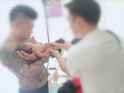 点击看大图 -金色童年新生儿满月摄影(包头店)