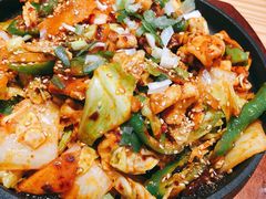 辣炒鱿鱼-全州豆芽汤饭