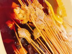 -拈签一笑黄牛肉辣卤串串