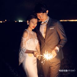 夜景-巴黎婚纱摄影工作室