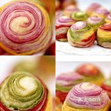 ㊙️详细彩色蛋黄酥攻略❗️层层分明🔥一碰掉渣❗️💯💯