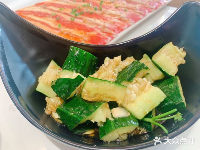 八乔煎肉馆·丹东特色煎锅(梅林店)凉拌黄瓜图片