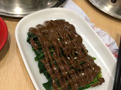 芝麻酱菠菜-张妈台式锅烧(深大店)