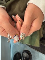 点击看大图 -复古绿·少女主题美甲美睫