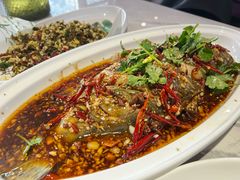 蒜爆鱼-百味地锅鸡(二店·财校分店)