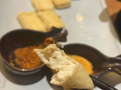 炸包浆豆腐配蘸水-云海肴·汽锅鸡·云南菜(东坝金隅店)