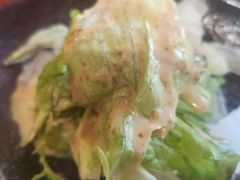 蔬菜沙拉-鸟串烧Yakitori