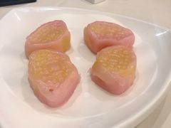 玫瑰花汁绿豆蓉软饼-中山国际酒店中餐厅