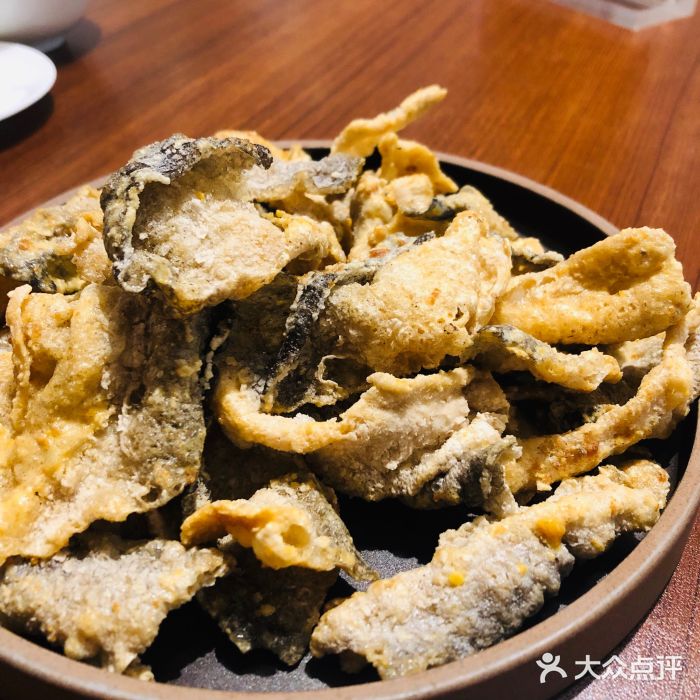 為食家·香港粵菜(金月灣店)-黃金炸魚皮-菜-黃金炸魚皮圖片-東莞美食