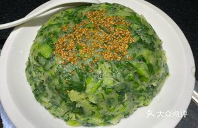 Mashed Potato with Baby Bok Choy