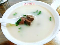 老鸭血汤-胡记锅贴·沪上游子老鸭粉丝汤(太原路店)