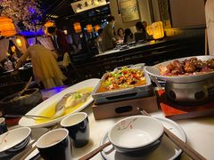 自助取餐区-绿茶餐厅(松江万达店)