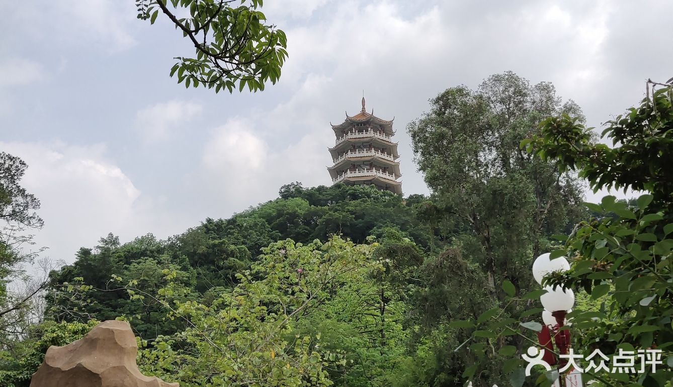 五层山顶楼阁，小榄全景一览无余