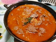 自制不老牛肉汤锅-付掌柜在成都·热炒砂锅集(金禾店)
