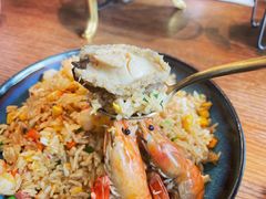 泰式酸辣酱海鲜炒饭-甜阿姨·天台花园私房菜(万松园店)