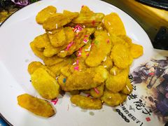 蛋黄炸南瓜-那家老院子东北菜·饺子·小鸡炖蘑菇(艳华街店)