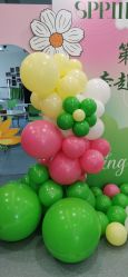 -宝宝百日宴周岁生日派对气球布置策划
