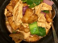 红烧支竹斑腩煲-新宝餐厅(流塘店)