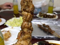 鸡肉串-老红桥炸灌肠牛肚锅烧烤(定福庄店)