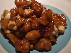 宫保鳕鱼丁-悦海·家宴·冰花皮皮虾大锅贴(宝龙店)