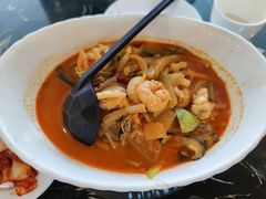 海鲜辣汤面-桃园中华料理炸酱面(燕儿岛路店)