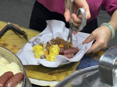 糯米饭加腊肠-权记骨粥