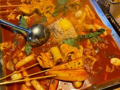 鱼饼火山炒年糕-包装马车·韩国料理·포장마차