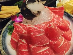 雪花牛肉-捞王猪肚鸡火锅(财富中心店)