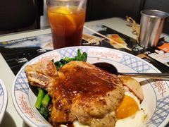 黑椒T骨双蛋饭-開籠雀冰室(同和金铂店)