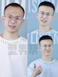-型男帮男士假发补发·佩戴式发型