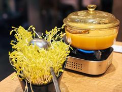 鸡汤豆苗-张烤鸭·川菜·非遗冒烤鸭(青石桥店)