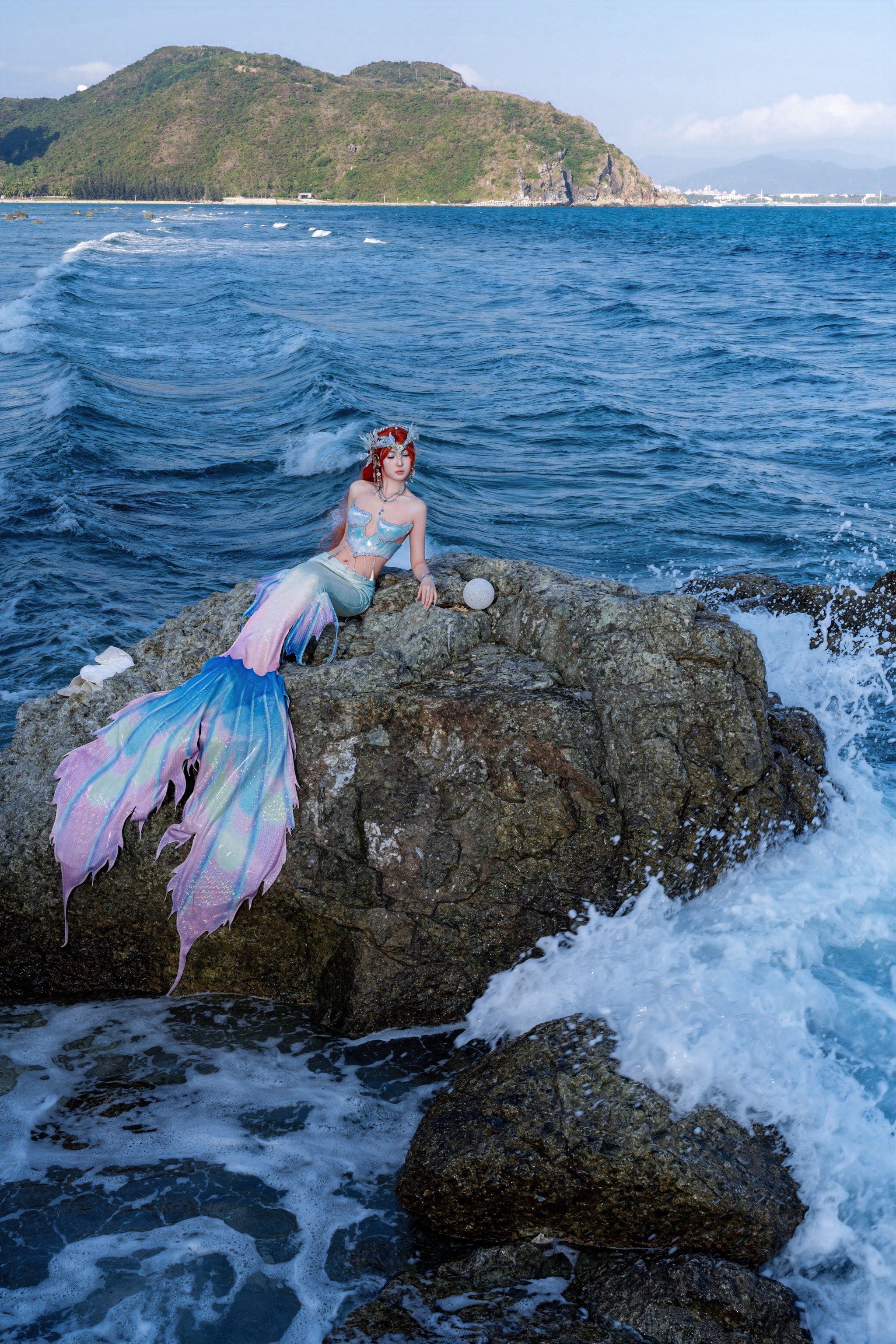 让我看看公主们在三亚拍的人鱼